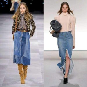 6 Cách Phối Đồ Với Chân Váy Denim Giúp "Hack" Chân Dài